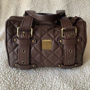 MCM Choco Brown Boston/hand Bag